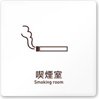 フジタ 飲食向け Simple A-IM2-0112 喫煙室 平付型アクリル（直送品）