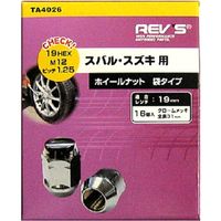 フジックス ホイールナット 19HEX M12×P1.25 袋 クローム 16個 TA4026（取寄品）