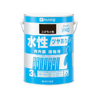 水性ツヤあり建物用PRO こげちゃ色 3L #00447650161030 カンペハピオ（直送品）