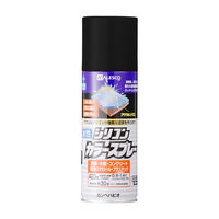 水性シリコンカラースプレー つや消しブラック 420ML #00507654092420 カンペハピオ（直送品）