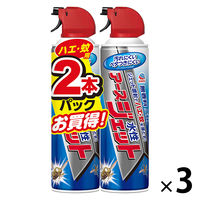 水性アースジェット 殺虫剤 スプレー ハエ 蚊 ゴキブリ イエダニ 他 幅広い害虫駆除に 400ml 1セット（6本） アース製薬