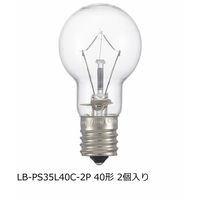 オーム電機（OHM） 長寿命ミニクリプトン電球　40W　クリア LB-PS35L36C-2P 1セット（20個：2個入×10パック）