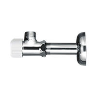 【水栓金具】KVK アングル形止水栓ステンレス製給水管（銅パイプ・ナットなし） LK112LK84 1個（直送品）