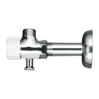 【水栓金具】KVK アングル形止水栓（水抜き付）（銅パイプ・ナットなし） LK112WK84 1個（直送品）