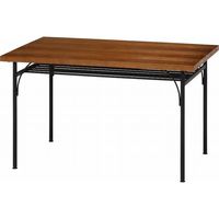 不二貿易 レアルシリーズ 食卓テーブル 1280 幅1200×奥行800×高さ720mm ブラウン 10834 1台（直送品）