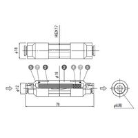 TAIYO インラインフィルタ LFM-C6 1個（直送品）