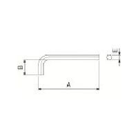 京セラ 部品 六角レンチ(L型) LW-1.5 1個 550-2624（直送品）