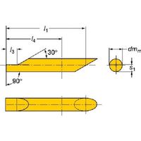 サンドビック コロターンXS 超硬ブランク(325) 1025 CXS-07B090-15-7230R 1本 569-7298（直送品）