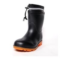 ZIPLOAHG-985ＰＶＣ耐油衛生 安全長靴 L     ブラックコーコス信岡1足（直送品）
