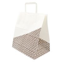 福助工業 紙袋 紙手提袋 ラッピーバッグNo.11 花林 0121517 1袋(50個)（直送品）