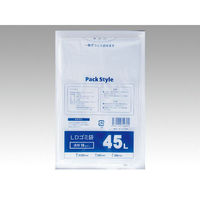 パックスタイル ゴミ袋 PS ゴミ袋 LD 025-45L 透明 427547 1袋(10個)（直送品）