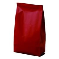 ヤマニパッケージ  コーヒー用袋 COT-925 インナーバルブ付100g用ガゼット袋 マット赤 2000枚(100枚×20)（直送品）