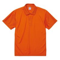 United Athle 2020-01ドライカノコポロシャツ オレンジ 5L 202001864 1袋(1個)（直送品）