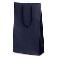 ベルベ 紙袋 手提袋 T-ツイン カラークラフト ネイビー 1556 1袋(10個)（直送品）