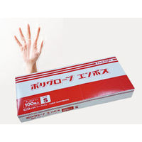 パックスタイル PSポリ手袋 半透明 箱入 S 00437321 1袋(100個)（直送品）