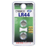 オーム電機 アルカリボタン電池 LR44/B2P LR44/B2P