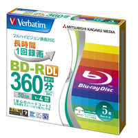 Verbatim Japan BD-R DL 5枚ケース VBR260YP5V1 1パック（5枚）
