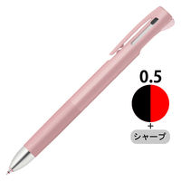 多機能ボールペン ブレン2+S ラテカラー 0.5mm 2色ボールペン+シャープ ゼブラ