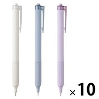 トンボ鉛筆 MONO（モノ）スモーキーカラーアソート モノグラフライトボールペン 0.5mm 3本入 10セット