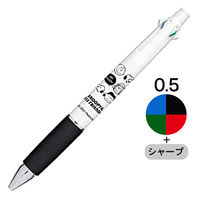 ジェットストリーム4&1 多機能ペン 0.5mm 4色+シャープ ホワイト軸 スヌーピー FACE 300597 カミオジャパン