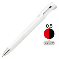 多機能ボールペン ブレン2+S 0.5mm 白軸 2色ボールペン+シャープ B2SAS88-W ゼブラ