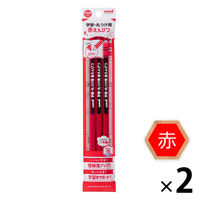 三菱鉛筆（uni）ユニ学習・丸つけ用赤鉛筆 6本（3本入×2） KGMYAK3P