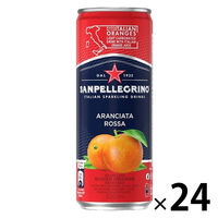 サンペレグリノ アランチャータロッサ（ブラッドオレンジ）330ml 1箱（24缶入）