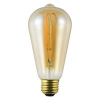 LED電球 E26 スワン電器 LED フィラメント 2000K SWAN BULB VF EDISON SWB-E061L 1個