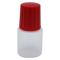 エムアイケミカル 点眼容器ノーベル5号(滅菌済) 原色白/赤 87250405 1箱(25本×4袋)（直送品）