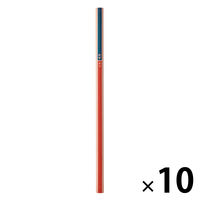 無印良品 鉛筆 赤/青 1本 1セット（10本） 良品計画