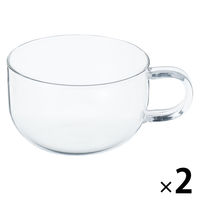 無印良品 耐熱ガラス ティーカップ 約250ml 1セット（2個） 良品計画