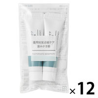 無印良品 薬用知覚過敏ケア歯みがき粉 10g×2本入 1セット（24本：2本入×12） 良品計画