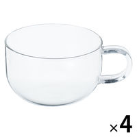 無印良品 耐熱ガラス ティーカップ 約250ml 1セット（4個） 良品計画