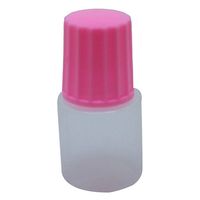 エムアイケミカル 点眼容器ノーベル0号（滅菌済） 原色白/ピンク 4501 1箱（25本×10袋入）（直送品）