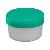 エムアイケミカル 軟膏容器プラ壷Ｎー３号（滅菌済） 緑 6903-10 1箱（20個×5袋入）（直送品）