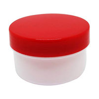 エムアイケミカル 軟膏容器プラ壷Ａー５号（未滅菌） 赤 6105 1箱（50個入）（直送品）
