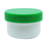エムアイケミカル 軟膏容器プラ壷Ｎー６号（滅菌済） 緑 6906-10 1梱（5個×10袋入）（直送品）