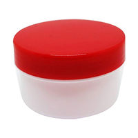 エムアイケミカル 軟膏容器プラ壷Ａー６号（未滅菌） 赤 6106 1箱（50個入）（直送品）