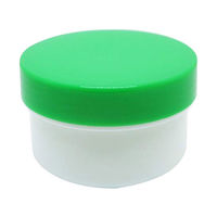 エムアイケミカル 軟膏容器プラ壷Ａー４号（未滅菌） 緑 6104 1箱（50個入）（直送品）