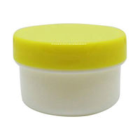 エムアイケミカル 軟膏容器プラ壷Ｎー６号（滅菌済） 黄 6906-10 1梱（5個×10袋入）（直送品）