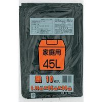ワタナベ工業 ワタナベ 家庭用 45L 黒 M-65B 1セット(600枚:10枚×60袋) 379-5404（直送品）