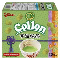 宇治抹茶コロン 1個 江崎グリコ クリームクッキー