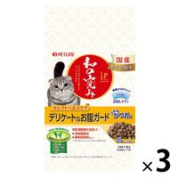 JPスタイル 和の究み セレクトヘルスケア デリケートなお腹ガード 国産 1.4kg（200g×7パック）3袋 キャットフード 猫 ドライ