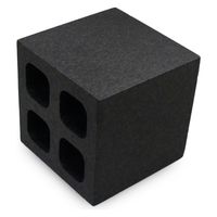 石山 発泡キューブロック＃１００　ブラック 4546516006250 1箱（30個）（直送品）