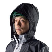 エヌ・エス・ピー 脱着フード ブラック ヘルメットタイプ NZ-HOOD1-2 1着（直送品）