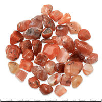 レイアウト素材 さざれ石　カーネリアン（紅玉髄）　１００ｇ　飾り石 809230 1個（直送品）