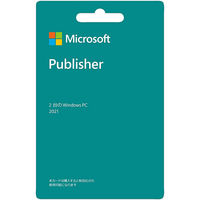 Microsoft Publisher 2021(最新 永続版)|カード版 PUULISHER2021/U 1枚（直送品）