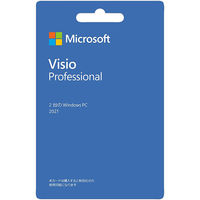 Microsoft Visio Professional 2021(最新 永続版)|カード版 VISIOPRO2021/U 1枚（直送品）