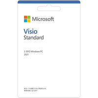 Microsoft Visio Standard 2021(最新 永続版)|カード版 VISIOSTD2021/U 1枚（直送品）