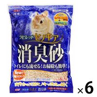 ラビレット ヒノキア消臭砂 6.5L 国産 6袋 ジェックス